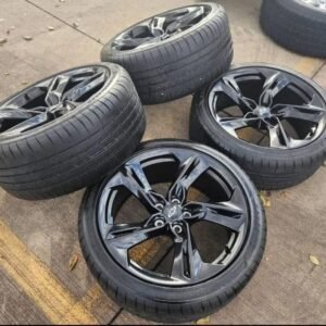 20″ Chevy Camaro SS ZL1 OEM staggered wheels rims 5874 5878 tires 2021 2022 2023