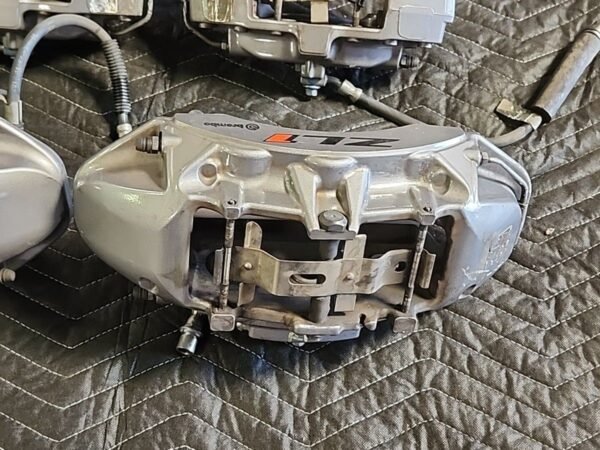 2017-2024 Camaro ZL1 Front & Rear Silver BREMBO Brake Calipers USED OEM GM #506 - Image 5