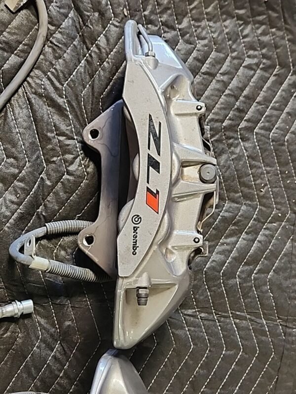 2017-2024 Camaro ZL1 Front & Rear Silver BREMBO Brake Calipers USED OEM GM #506 - Image 2