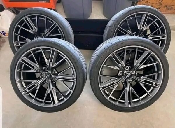 Camaro ZL1 wheels and tires had 500 miles before it was take off still in perfect condition  asking for