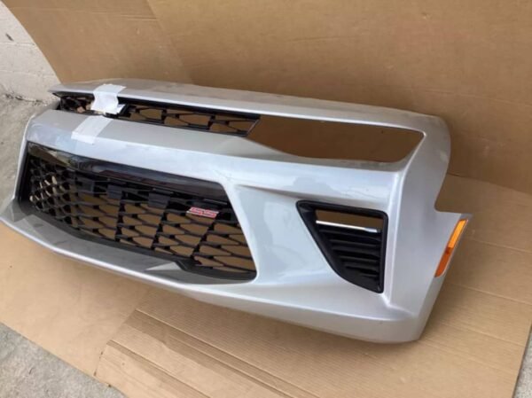 2016-2018 Chevy Camaro SS Front Bumper Assembly OEM Silver - Image 3