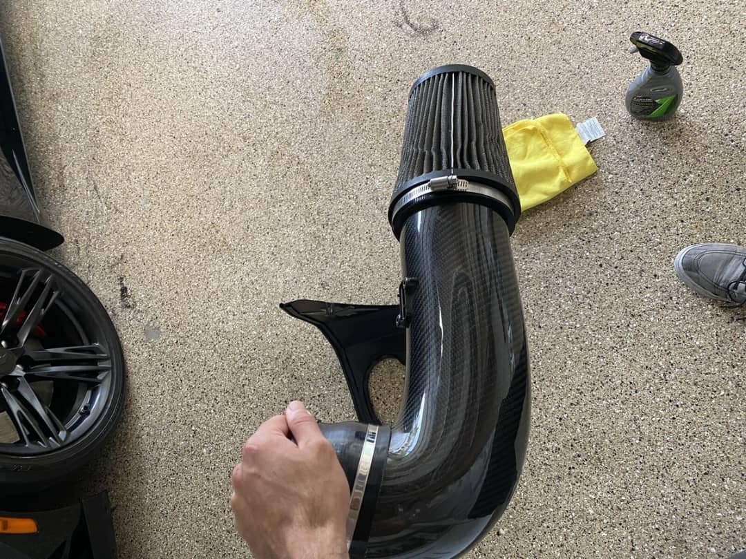 16-24 Camaro Weapon X Carbon 4” cold air intake - Image 3
