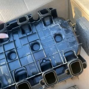 LT2 intake manifold, not ported with C8 cover – shaved and modified to fit 16-24 Camaro SS. Brake booster added, clean look and ready to be installed.