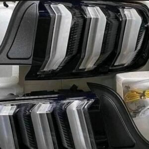aftermarket LED taillights designed for Ford Mustangs