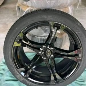 Brand New – 1LE 20″ Camaro Rep Wheels 1LE staggered wheels Flow forged 20×10 Front wheels 20×11 Rear wheels Gloss Black Lug nuts included Mounted and balanced Tire sizes – 275/40/20 fronts and 315/35/20 rears