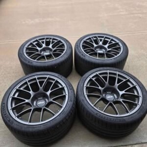 Forged Apex EC-7RS wheels Michelin Pilot Sport 4s tires Removed from 2018 Camaro ZL1 1LE 19×11