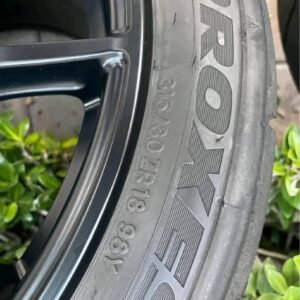 Apex wheels Camaro ZL1 18”  Full set 18 x 11 front  18 x 12 rear Includes used Toyo R888 Fits 6 gen Camaro