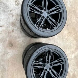 Zl1 rims and tires with tpms sensors  Zl1 Camaro wheels and tires with tpms sensors, Michelin sport cup tires in great shape.  Front