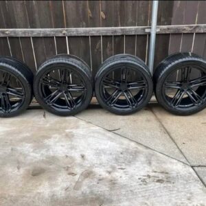 Zl1 rims and tires with tpms sensors  Zl1 Camaro wheels and tires with tpms sensors, Michelin sport cup tires in great shape.  Front