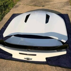 Camaro hood and trunk lid with spoiler