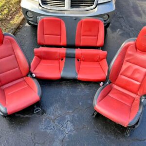 10 – 15 Chevrolet Camaro SS Red & Black Leather OEM Seats 2SS