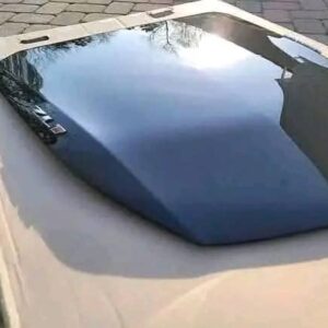 2023 Camaro ZL1 Black Hood Insert.  replaced this with the visible carbon fiber